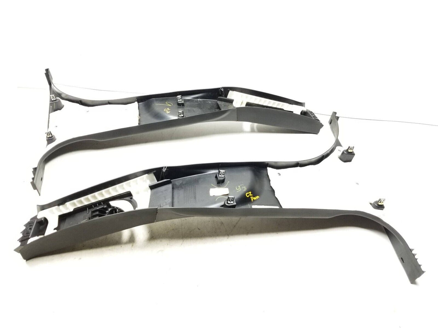 11-14 Chrysler 200 B Pillar Seat Belt Trim Cover Left & Right Pair OEM