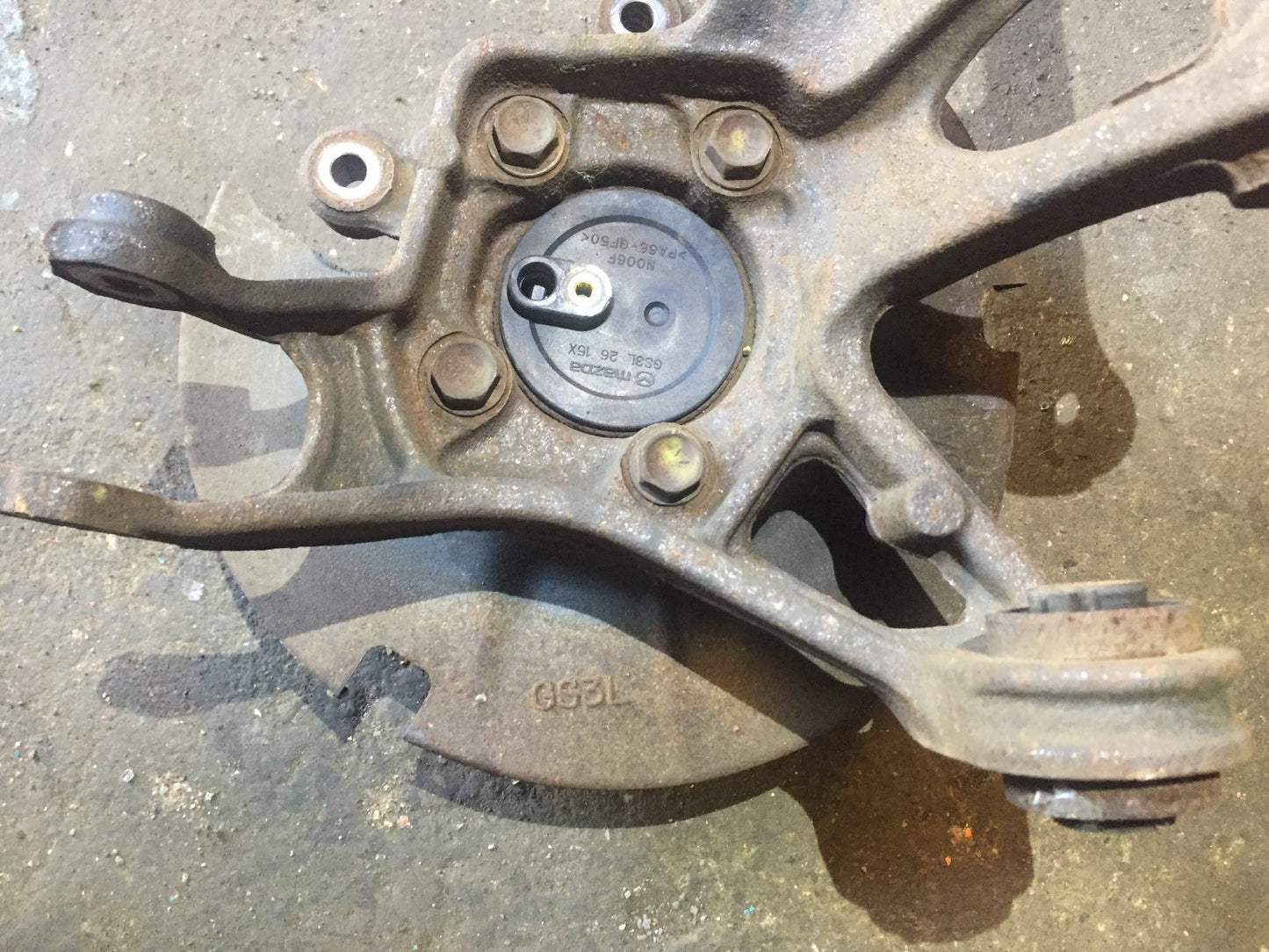 2012 Mazdz 6 Rear Spindle Knuckle Wheel Hub Left Driver Side OEM
