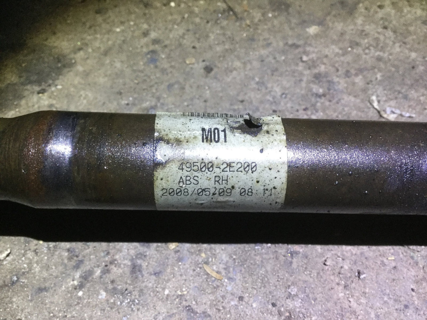 05 06 07 08 09 Hyundai Tucson 2.0l FWD At Front Axle Shaft Right Pass Side OEM