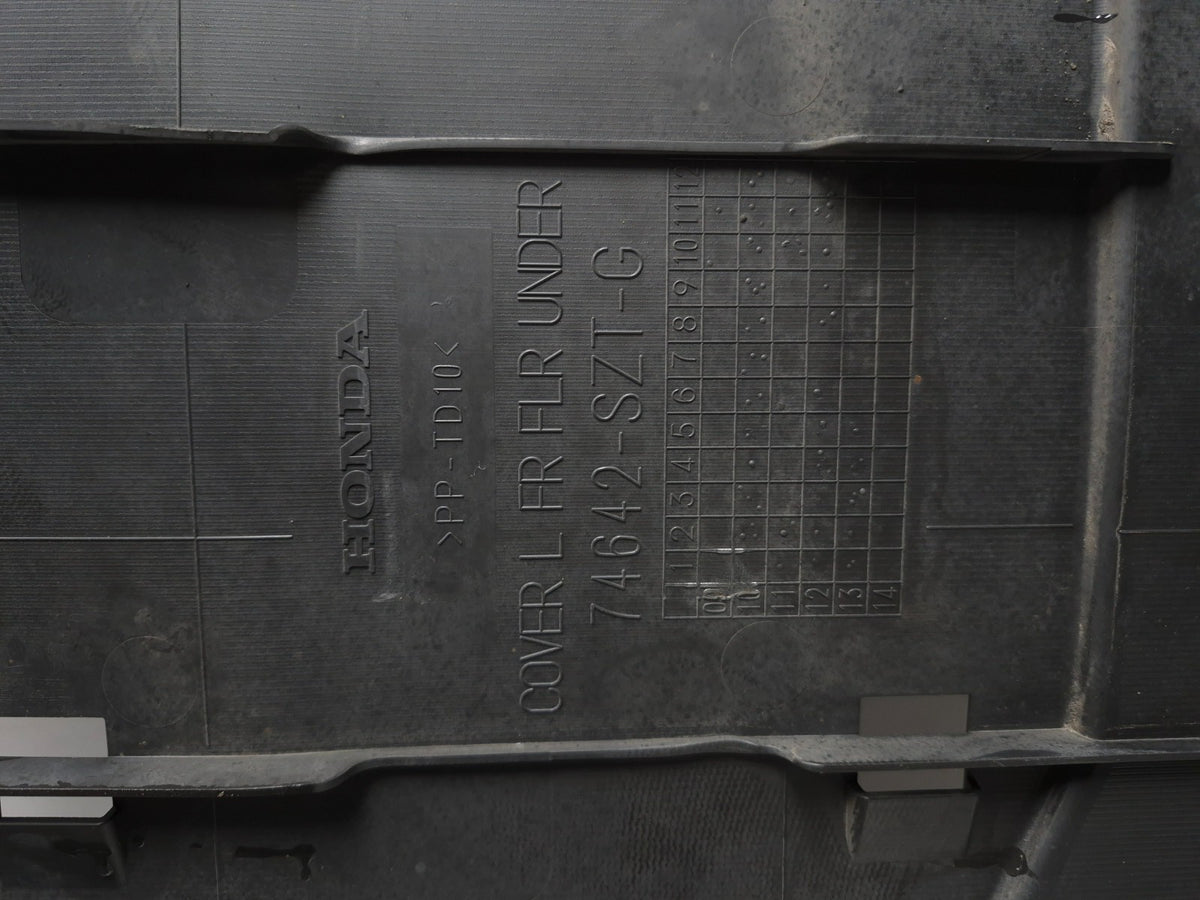 2013 Honda Cr-z Under Engine Cover Plastic Splash 3pcs OEM