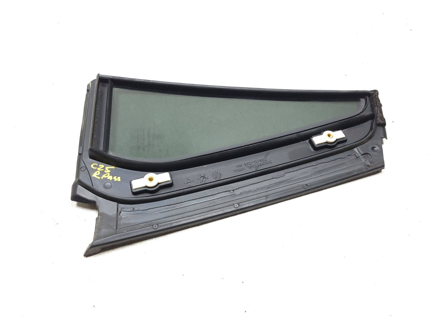 13-15 Acura RDX Rear Door Vent Glass Passenger Side Right OEM ✅