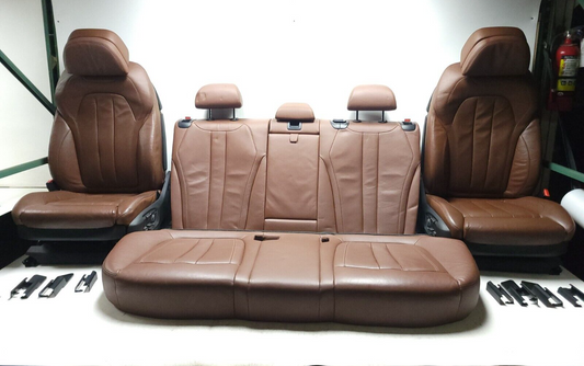 14-18 BMW X5 F15 Front & Rear Seat Set Driver / Passenger OEM 89k Milesā
 Dakota