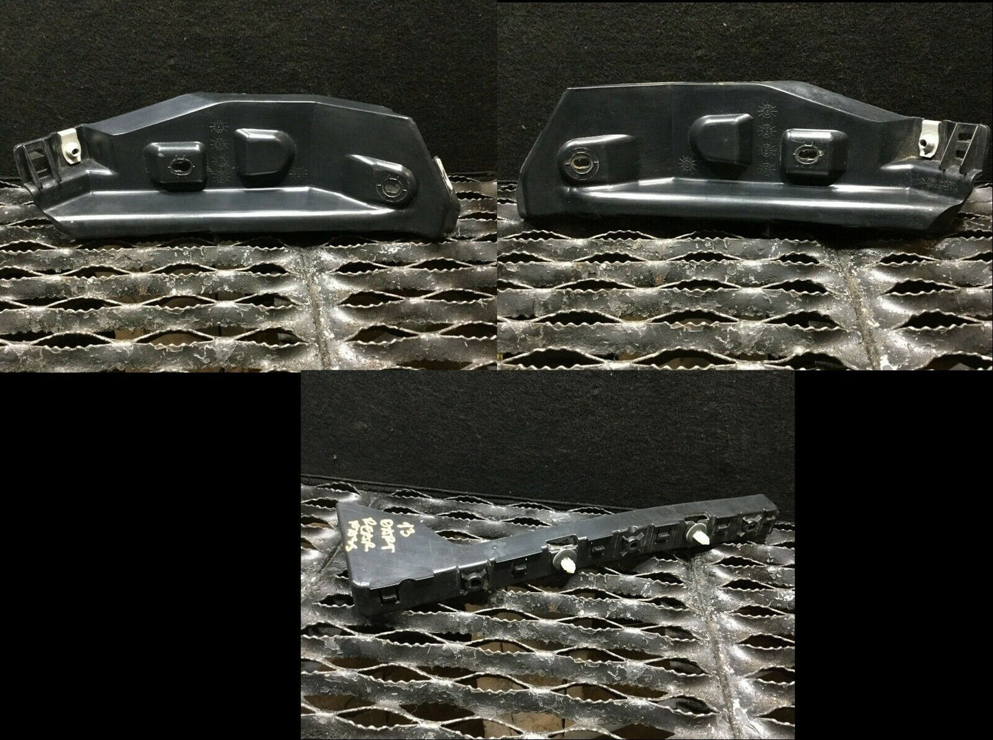 13 14 15 16 Dodge Dart Rear Bumper Support Bracket 3pcs OEM 4.000miles