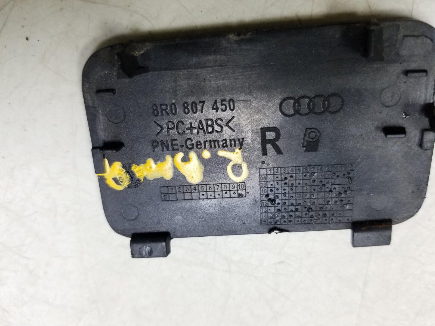 2009 - 2017 Audi Q 5rear Bumper Towing Eye Cover OEM