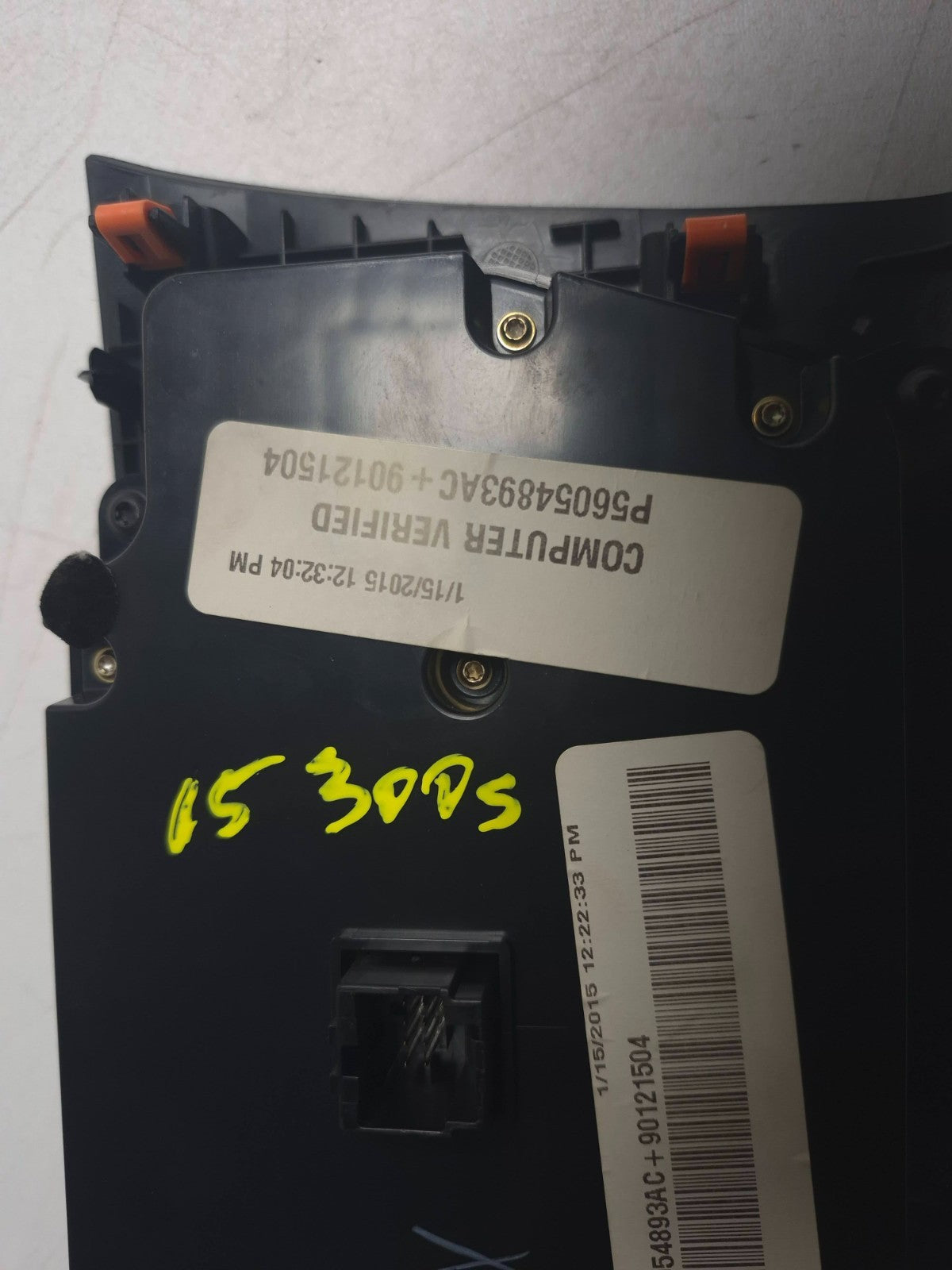 2015 Chrysler 300s AC Heater Control Panel OEM