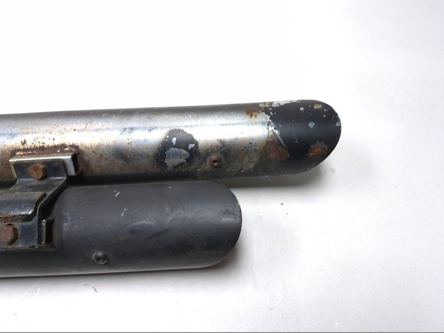 1996 Yamaha Virago Xv750 Exhaust Muffler Pipe Silencer Header OEM