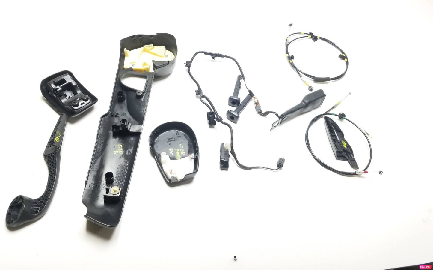2011 - 2016 Scion Tc Front Seat Headrest Guide Sleeve & Seat Trim Pcs OEM