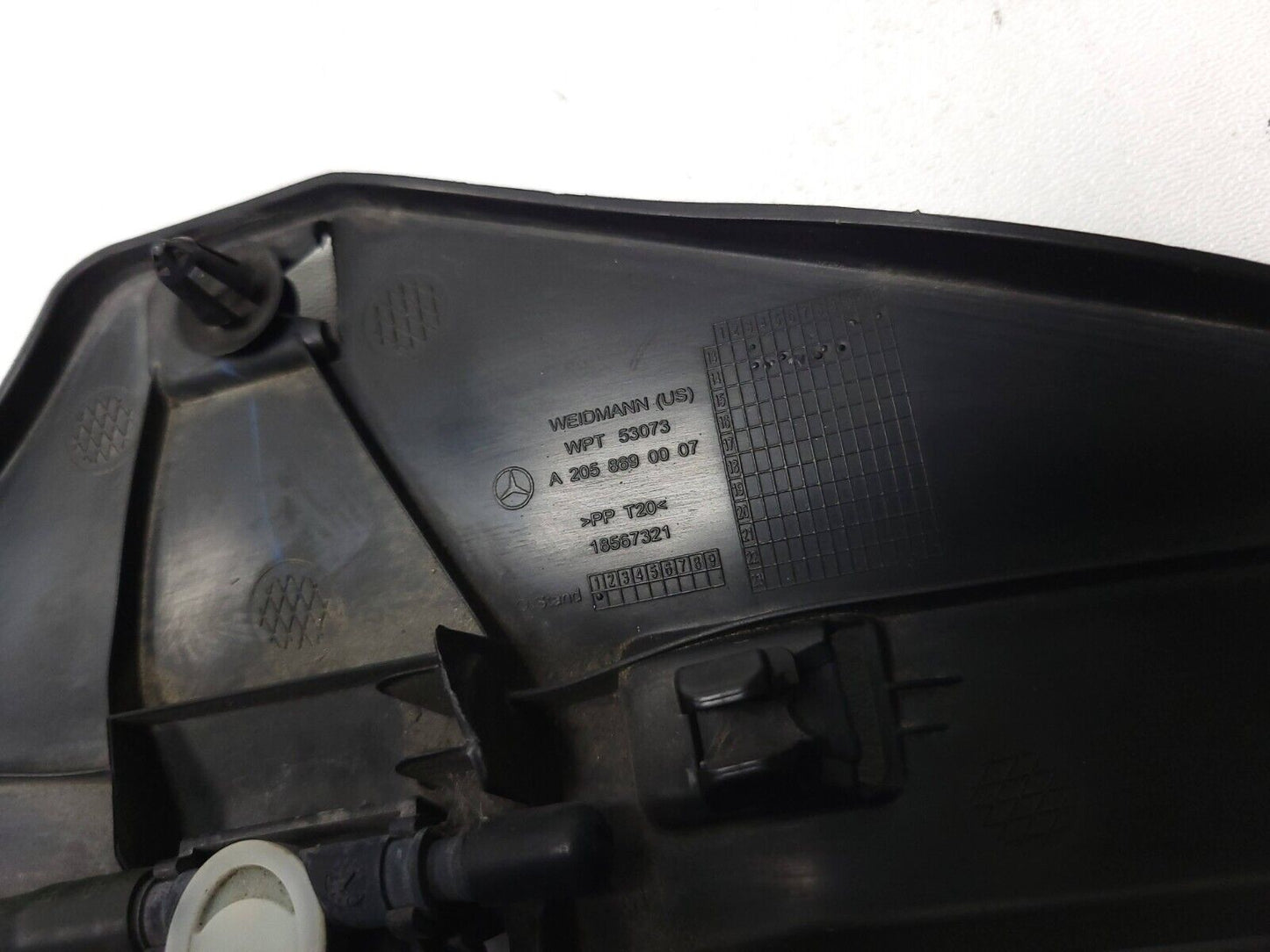 2015-2020 Mercedes C300 W205 Windshield Wiper Nozzle Cowl Panel Molding OEM