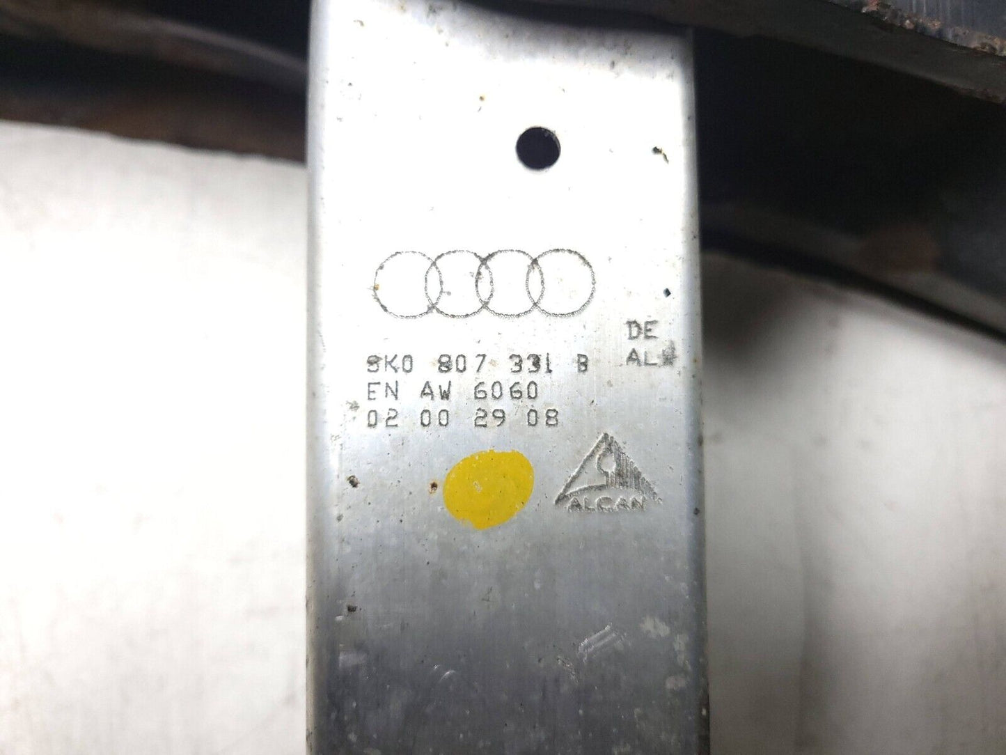 09-16 Audi A4 Quattro Rear Bumper Reinforcement Absorber Bar OEM