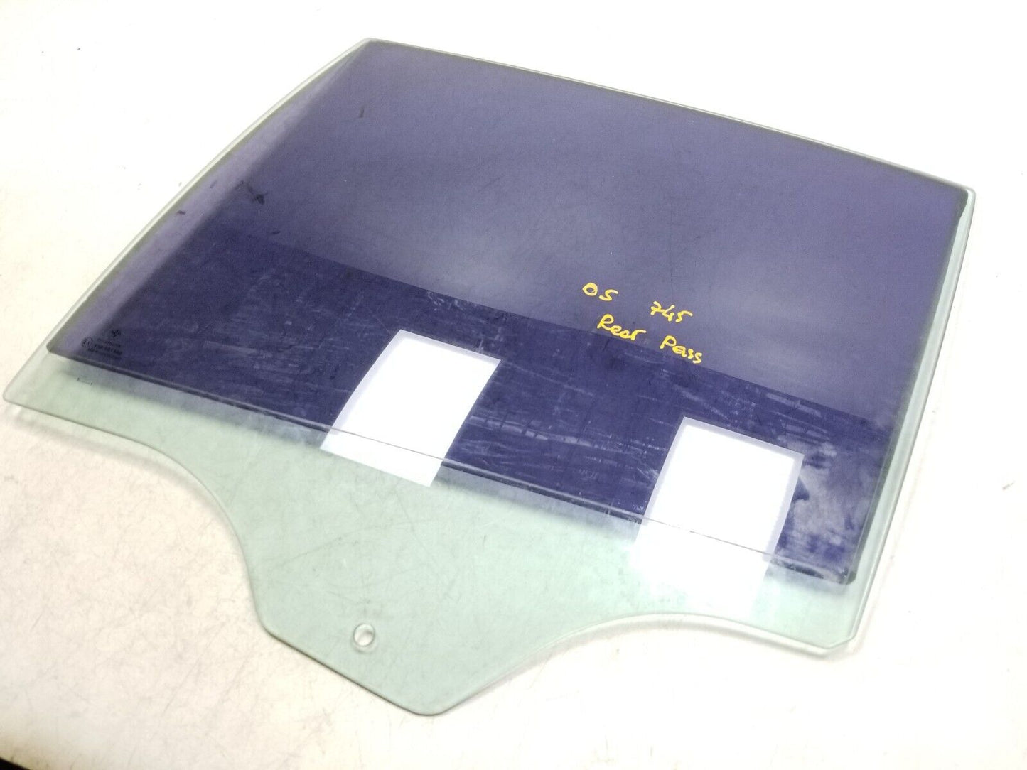 02 03 04 05 BMW E65 Door Window Glass Rear Passenger Right Side OEM