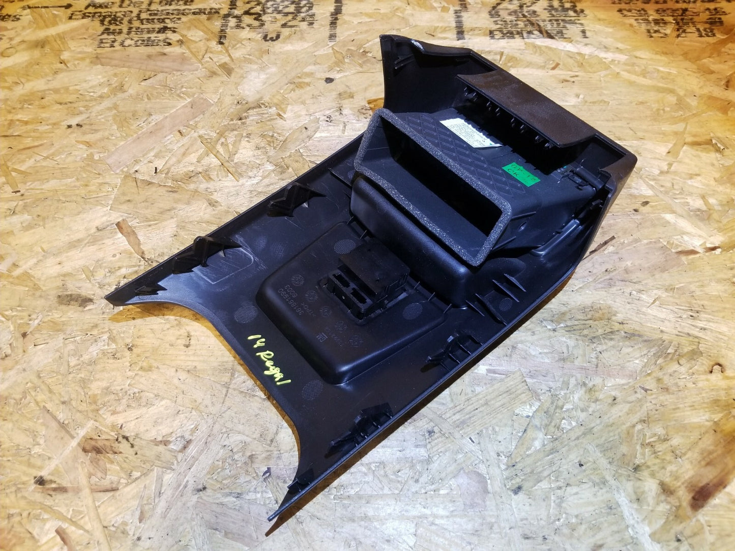 2014 Buick Regal Center Console Rear Trim Panel With Air Vent OEM