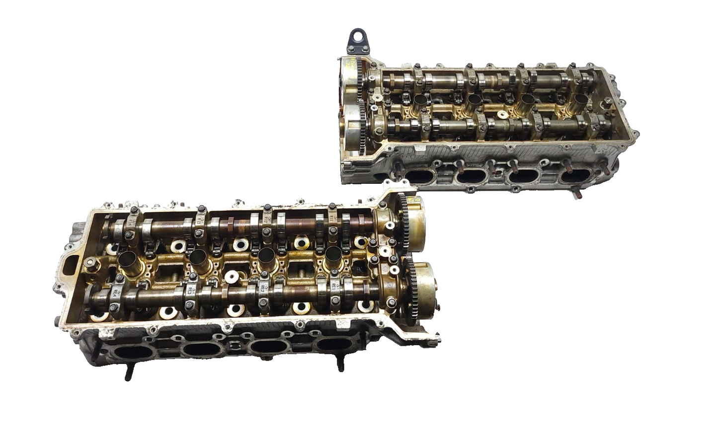 09-12 Hyundai Genesis Engine Cylinder Head Left & Right Pair OEM 4.6l