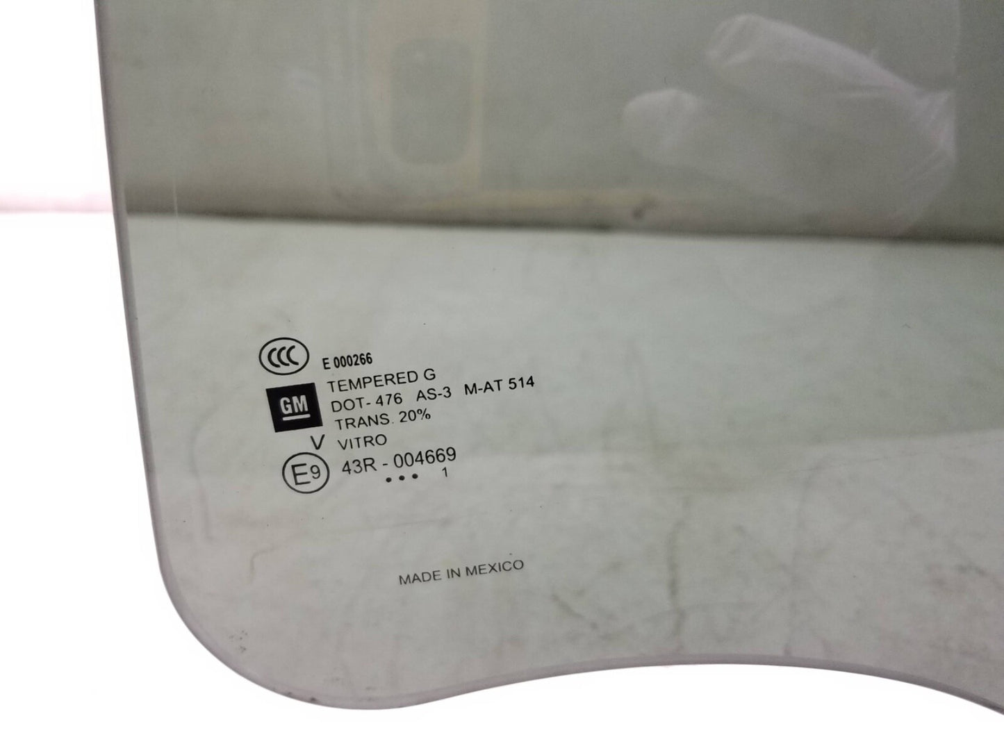 2011 - 2016 Cadillac SRX Door Window Glass Rear Driver Side Left OEM