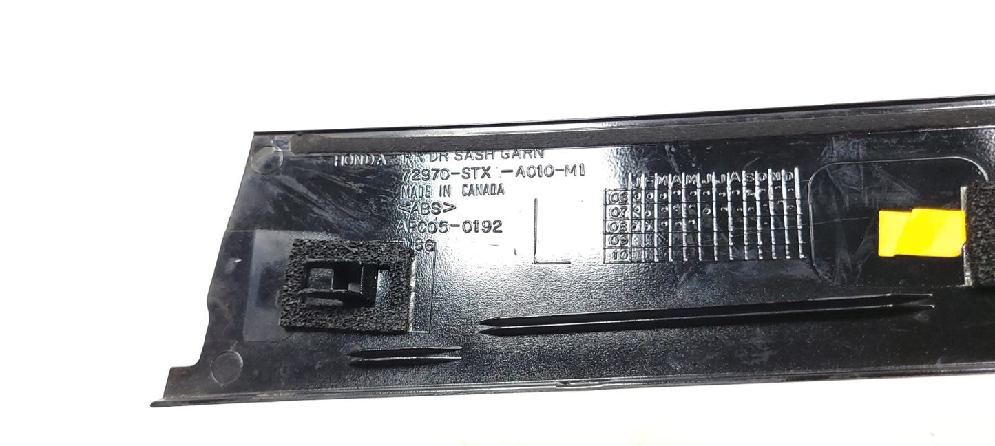 2007 - 2012 Acura Rdx Door Pillar Molding Rear Driver Side Left OEM