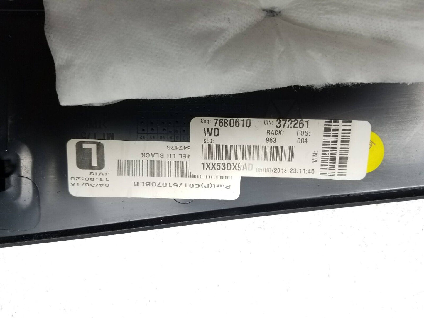 16 17 18 19 20 Dodge Durango Center Console Panel Trim Left Driver Side OEM