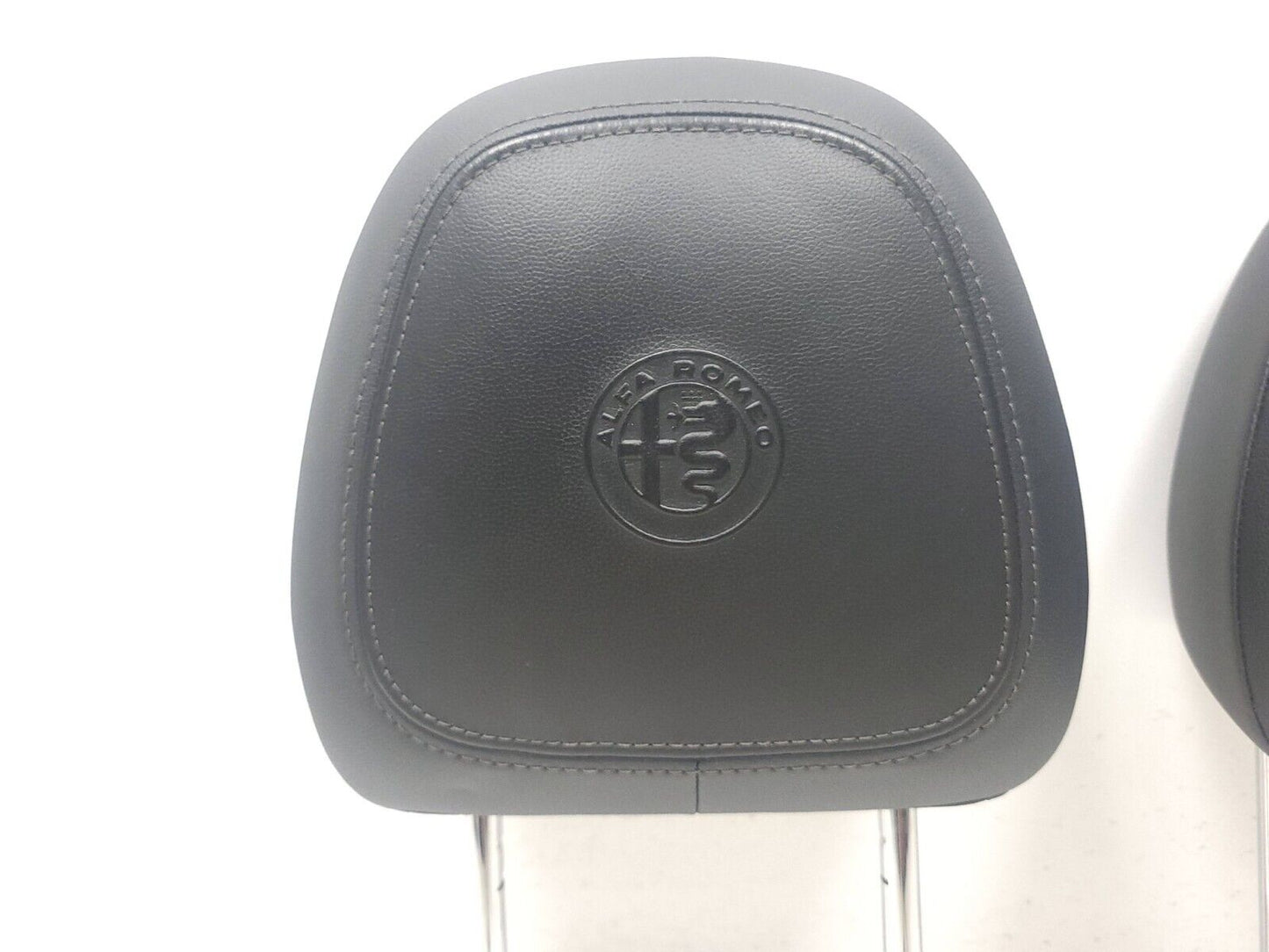 2017-2023 Alfa Romeo Stelvio Front Seat Headrest Pair OEM