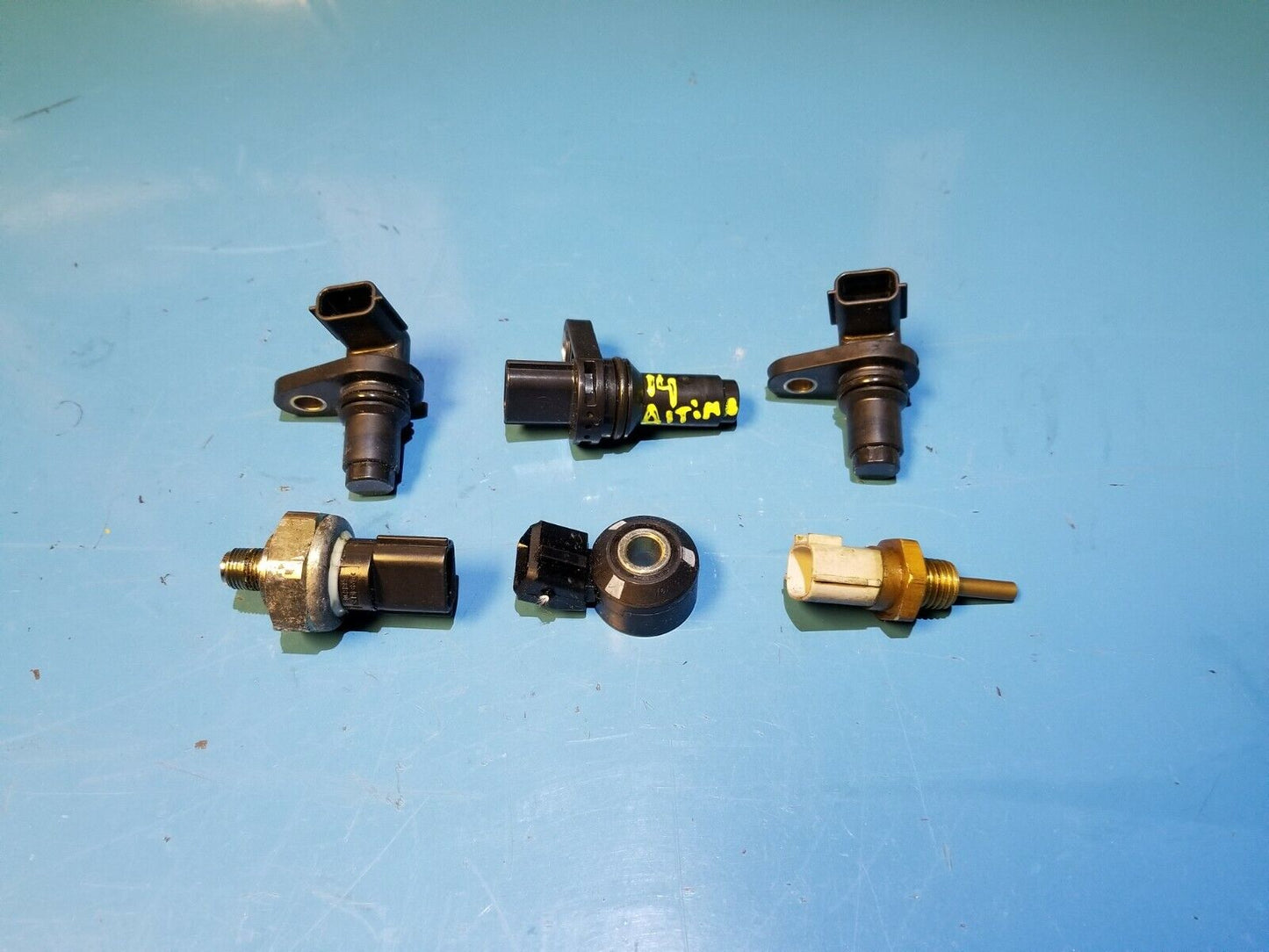 13 14 15 Nissan Altima 2.5l Camshaft Cranckshaft Oil Knock Sensor Set OEM 57k