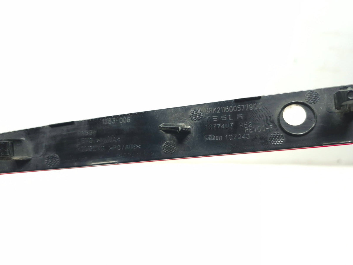 2021 Tesla Model 3 Rear Bumper Reflector Marker Light Left & Right OEM