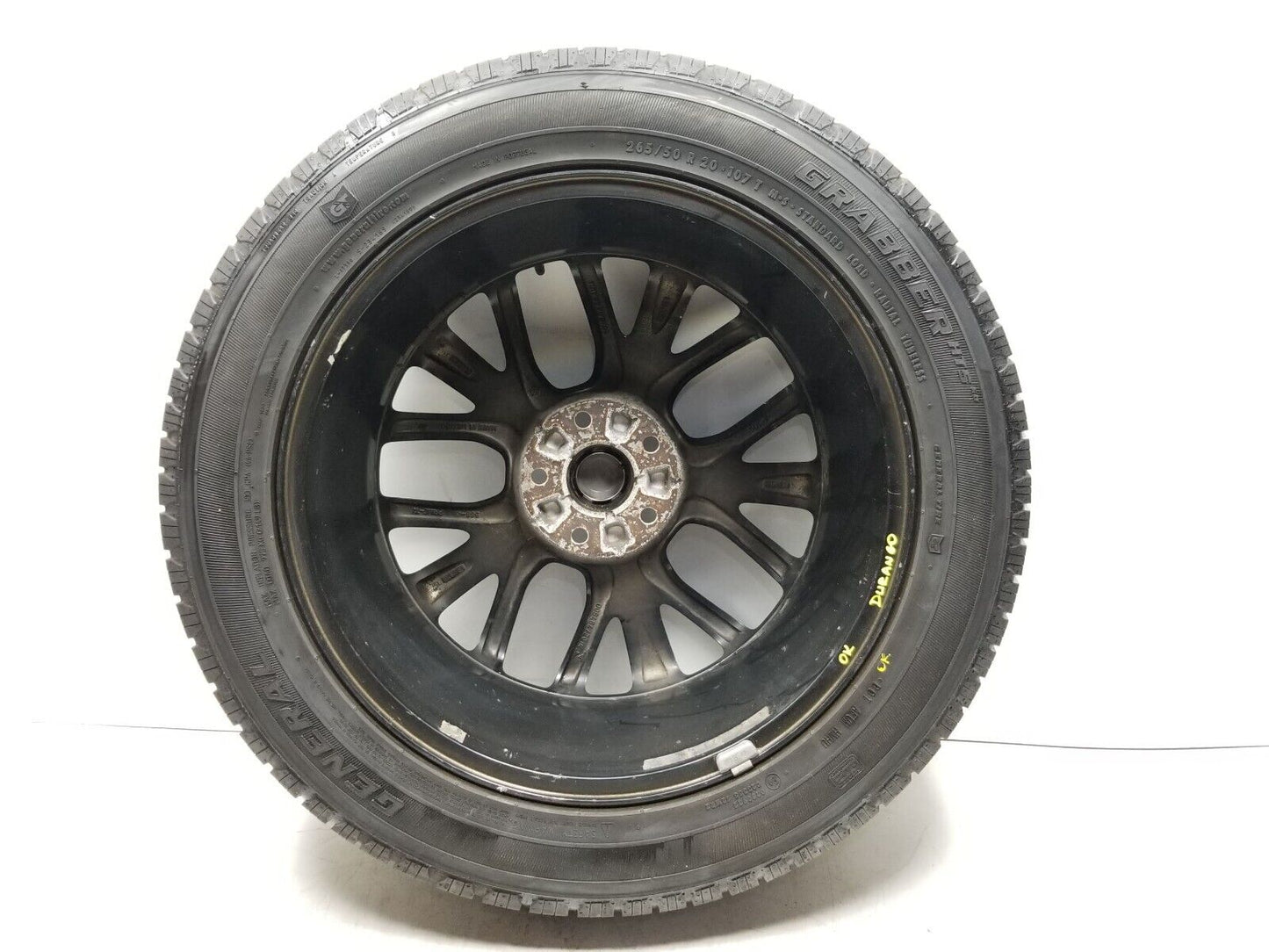 2016 - 2022 Dodge Durango Wheel Rim W/ Tire 265/50r20 7.2/32" OEM 1xc19trmaa