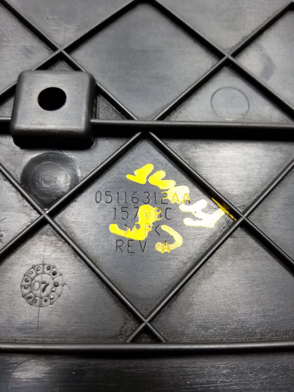 2007-2012 Dodge Caliber Sxt Brake Pedal Rubber Pad OEM