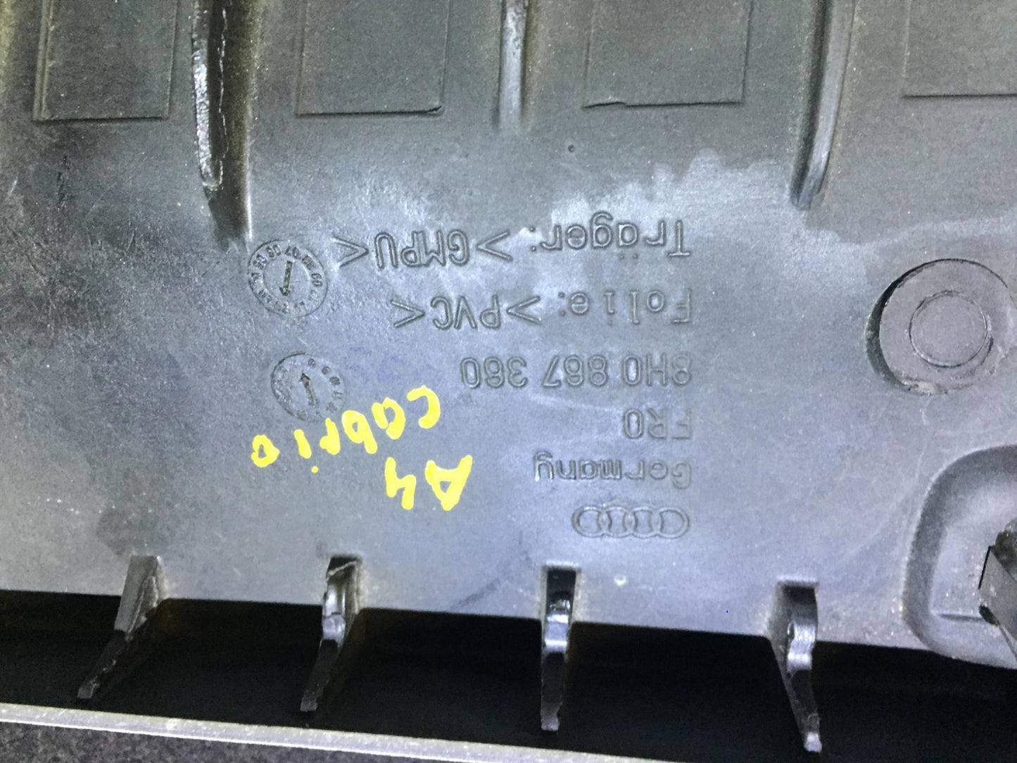 2003 - 2006 Audi A4 B6 - Convertible Upper Windscreen Trim OEM