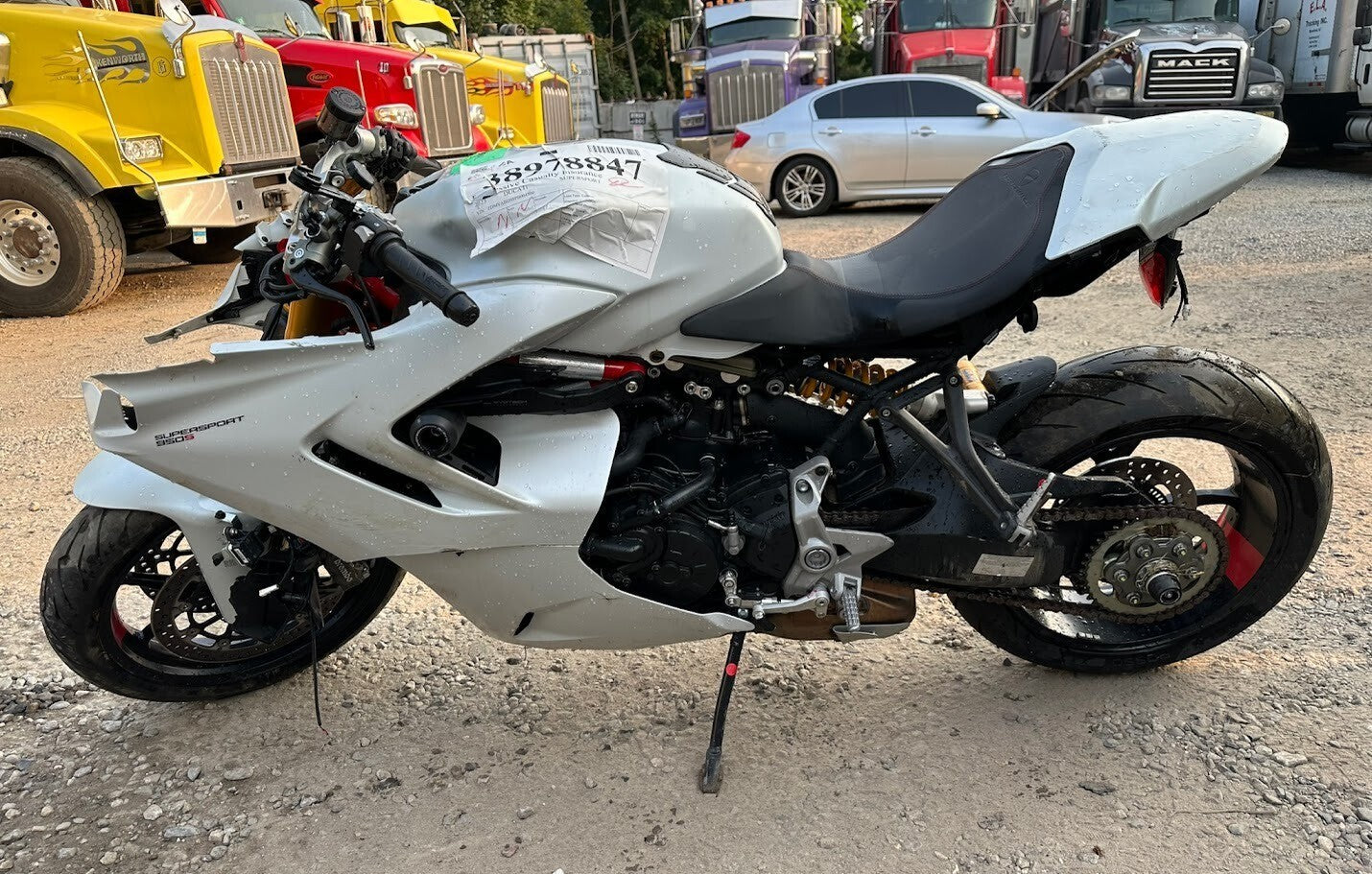 21-24 Ducati Supersport 950 950s Rear Lower Mud Flap 4601f111a OEM 6k