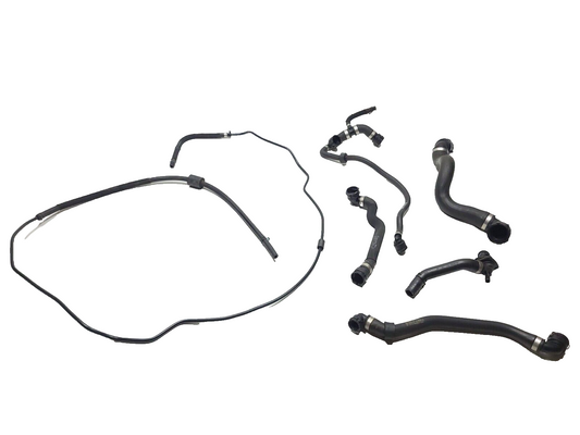 2015-2020 Mercedes C300 W205 Engine Coolant Hose Pipe Line 6pcs OEM
