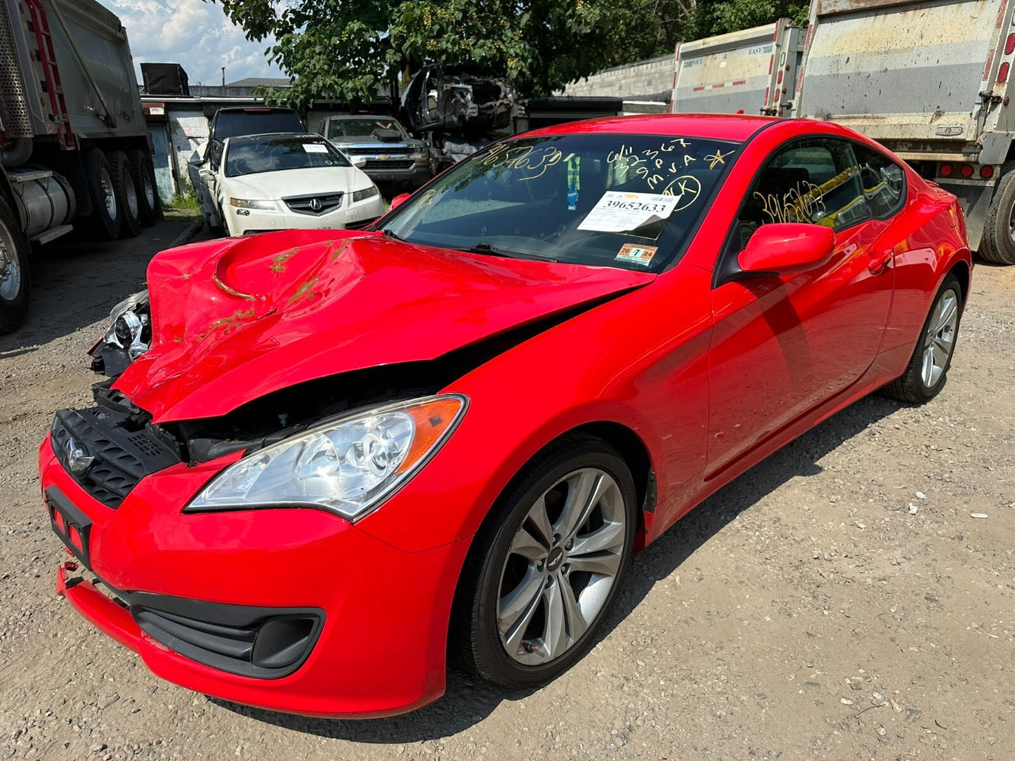 2009 - 2013 Hyundai Genesis Coupe Upper Door Glass Weatherstrip Left & Right OEM