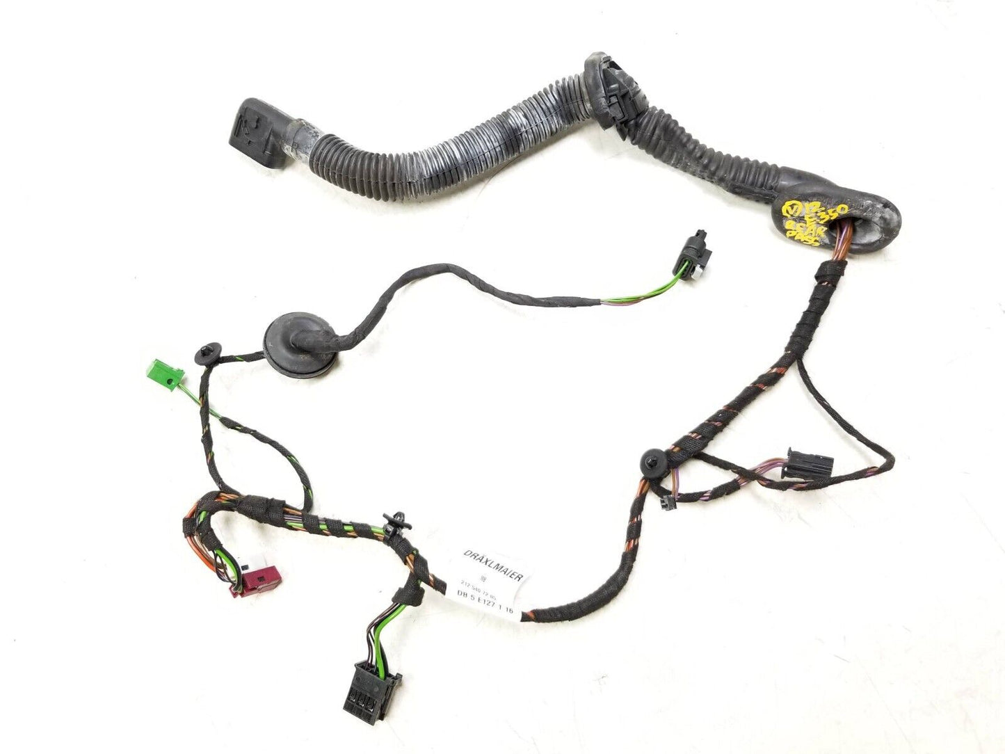10-16 Mercedes W212 E350 E500 Door Wire Harness Rear Passenger Side Right OEM