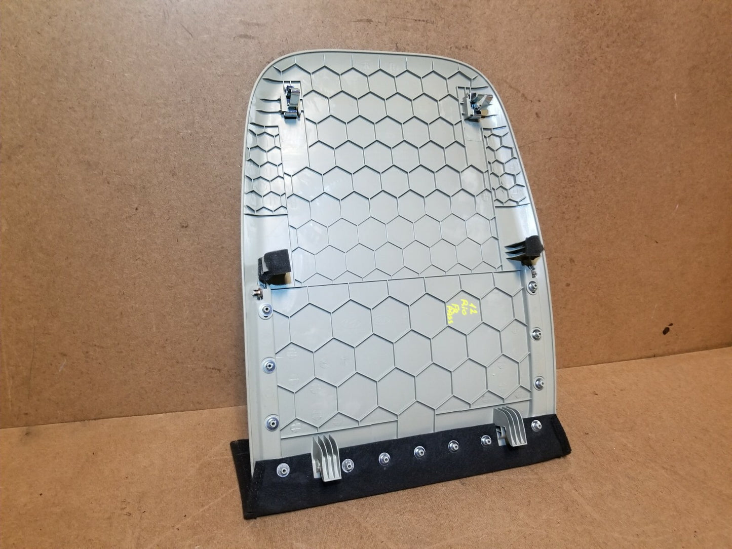2012 Kia Rio Front Seat Trim Cover Panel Passenger Side Right OEM