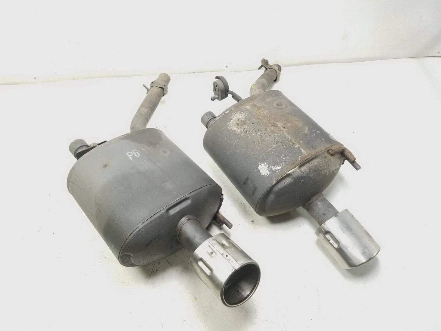 08-13 Infiniti G37 Rear Exhaust Muffler Pair OEM ***sedan***