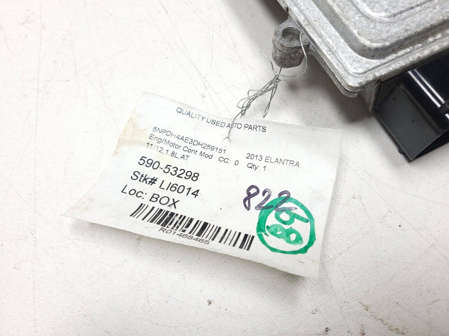 13 2013 Hyundai Elantra 1.8l Ecm Ecu Engine Computer Module 39102-2ema3 OEM #89