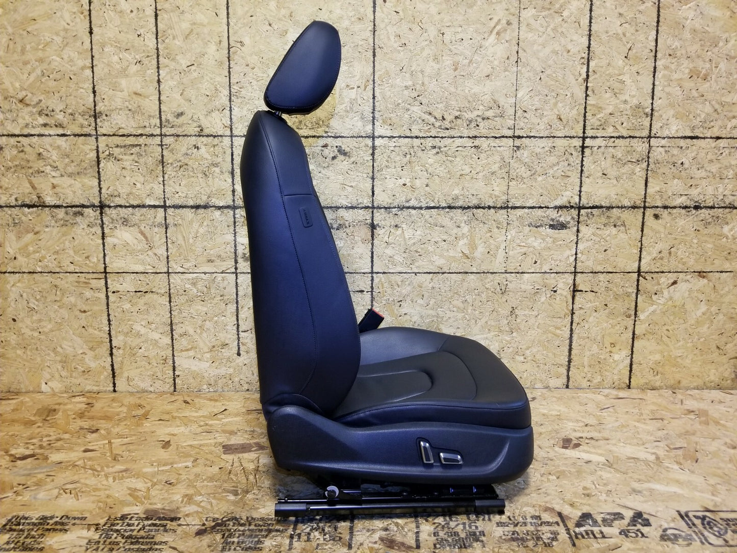 2013 Audi A4 Front Passenger Seat Right Leather Black OEM