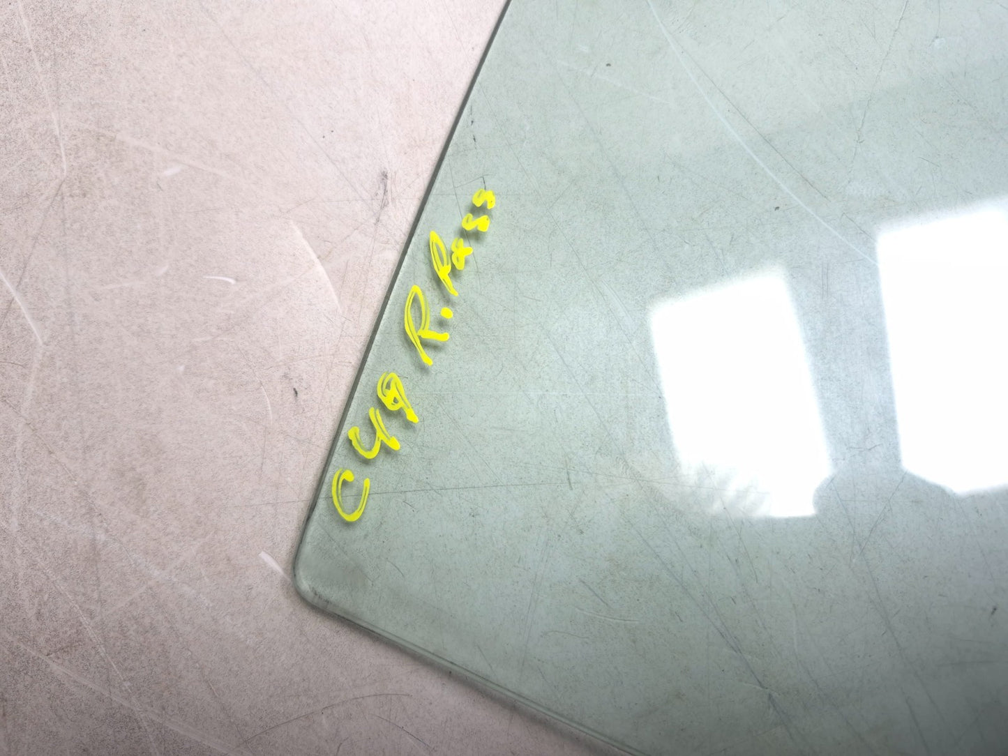 2013 BMW 328i F30 Rear Door Window Glass Passenger Side Right OEM