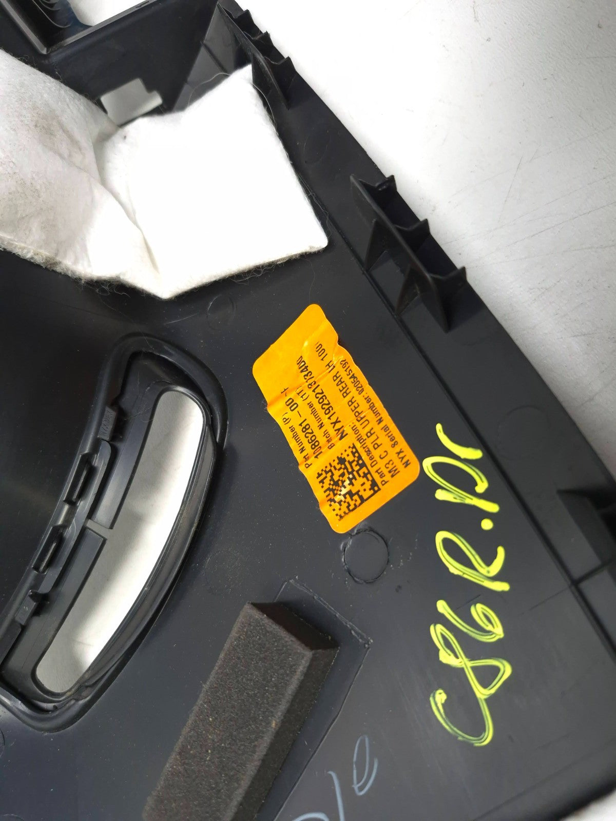 2020 Tesla Model 3 Rear C Pillar Trim Panel Sill Plate Driver Side Left 3pcs OEM