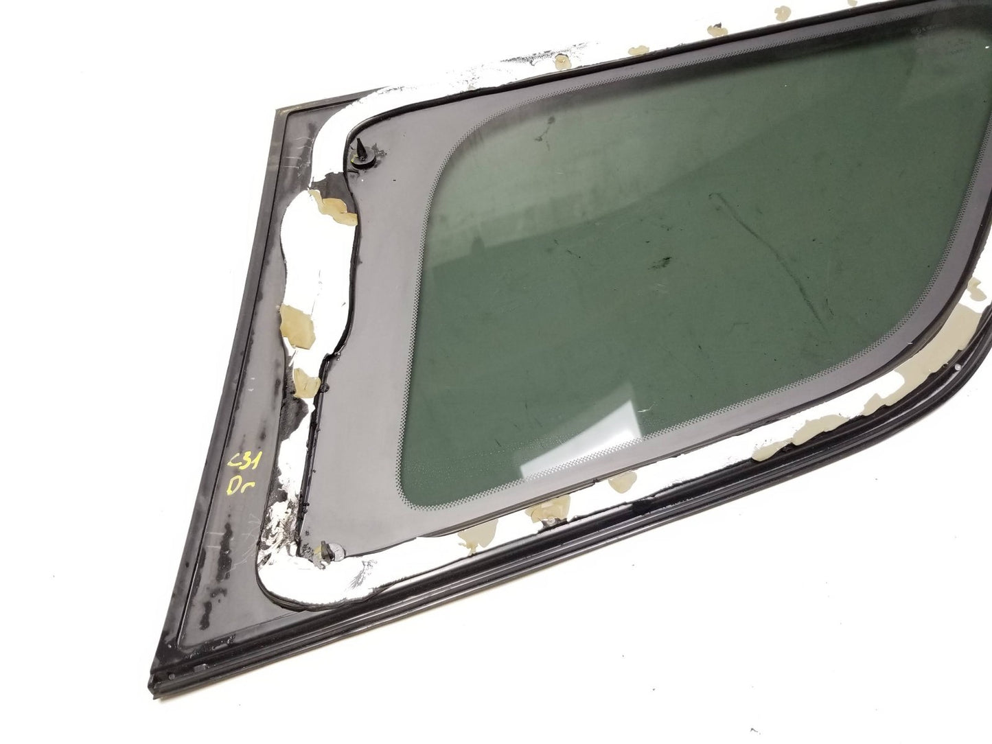 2012 Jeep Grand Cherokee Door Vent Window Glass Rear Driver Side Left OEM