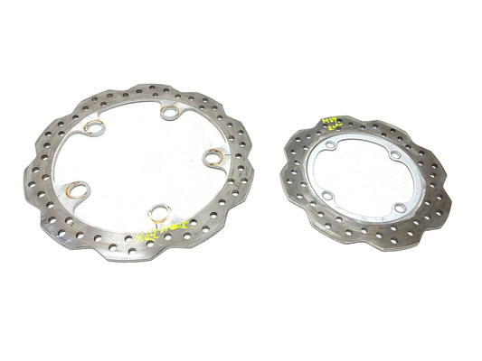 19-25 Honda Cbf300 Cb300 Brake Rotor Disc Front & Rear OEM 264 Miles!