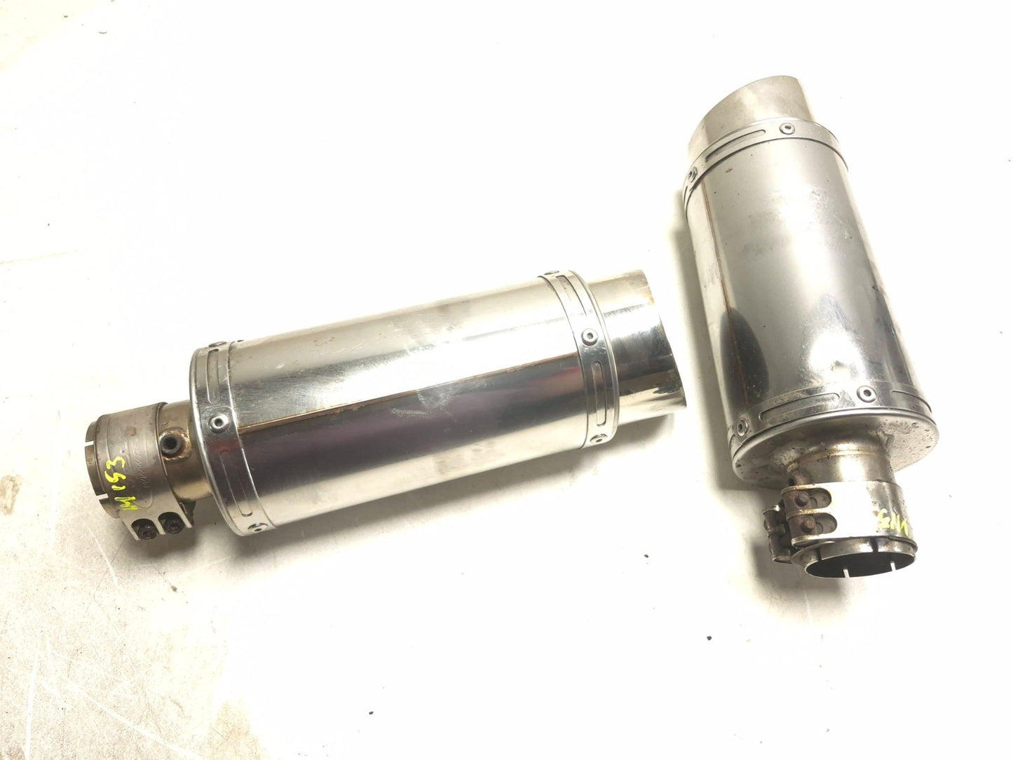 2004 Yamaha Fz6 S Exhaust Muffler Pair Delkivic OEM
