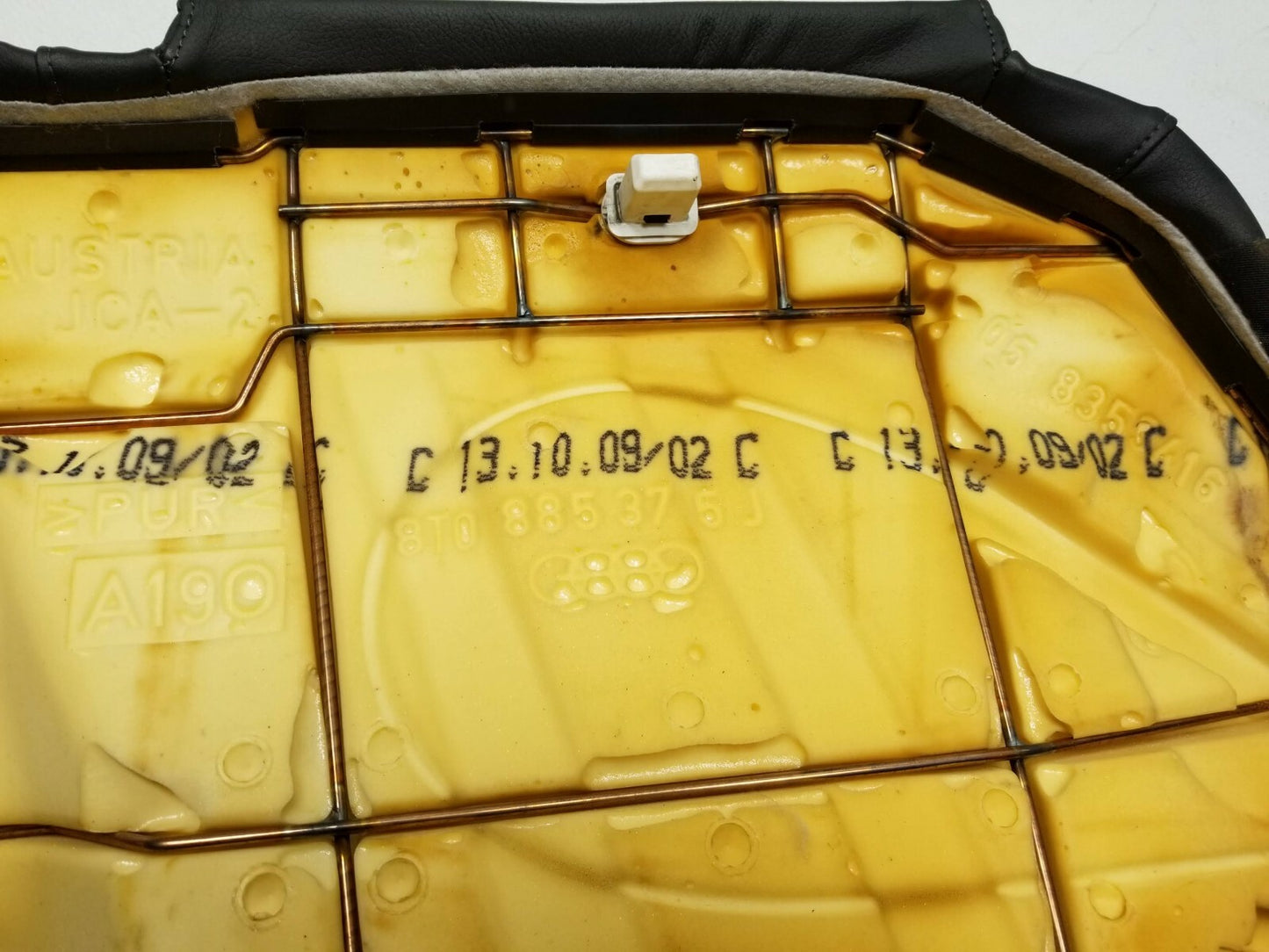 08 09 10 11 Audi A5 Coupe Rear Seat Lower Cushion Bench OEM