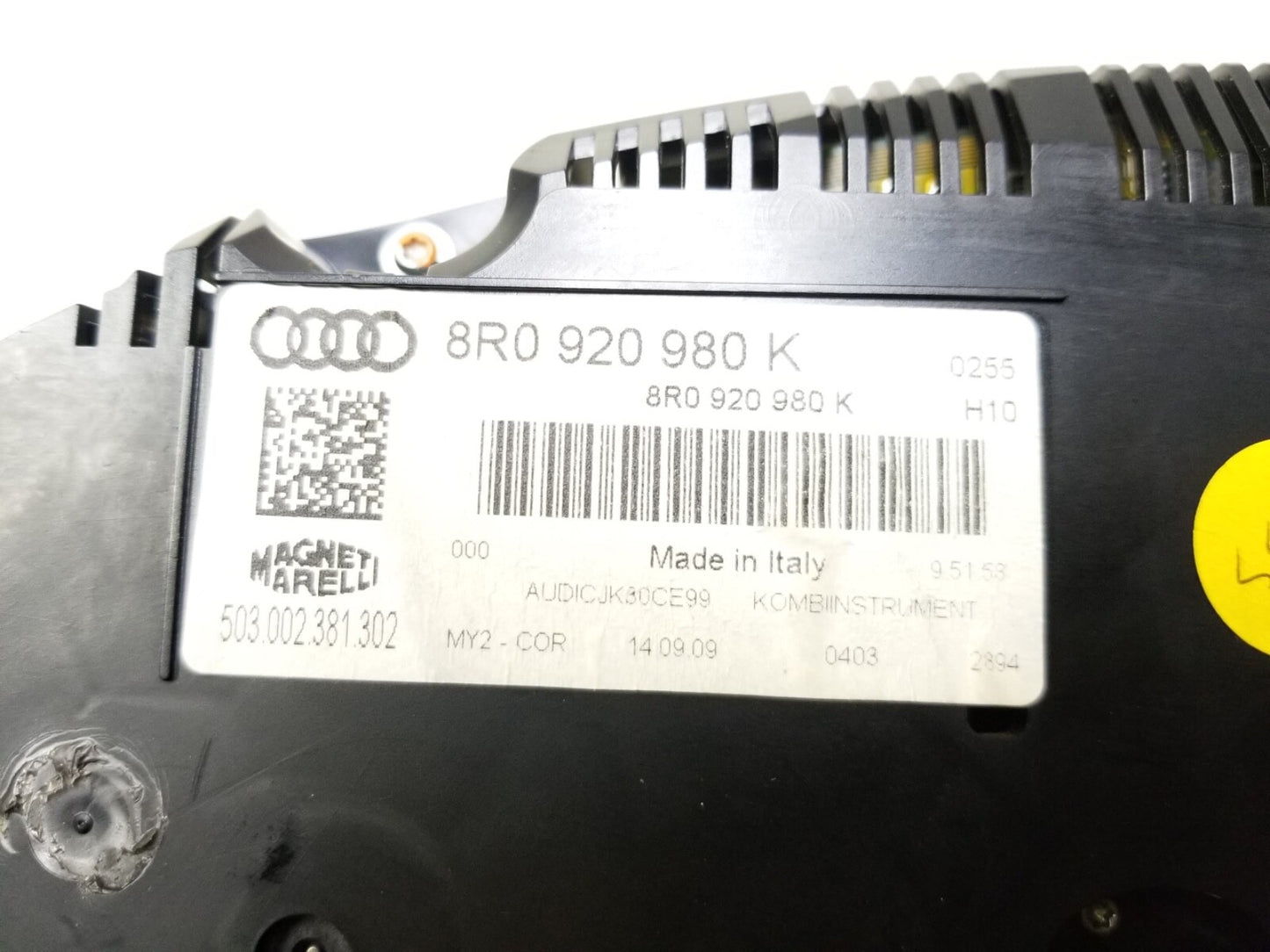 2009 - 2012 Audi Q5 Speedometer Instrument Panel OEM