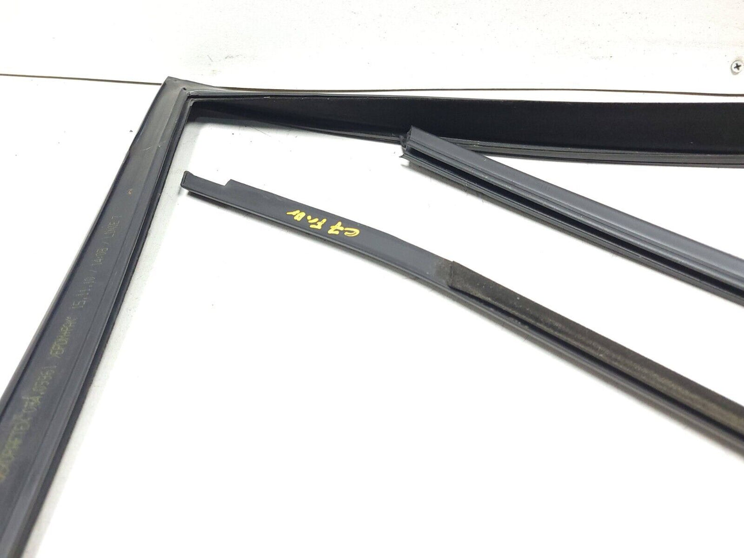 07-13 BMW E70 X5 Door Window Chanel Trim & Seal Front Driver Side Left 4pcs OEM