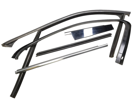 10-16 Mercedes E350 E500 Door Window Frame Trim & Seals Front Driver Side Lh OEM