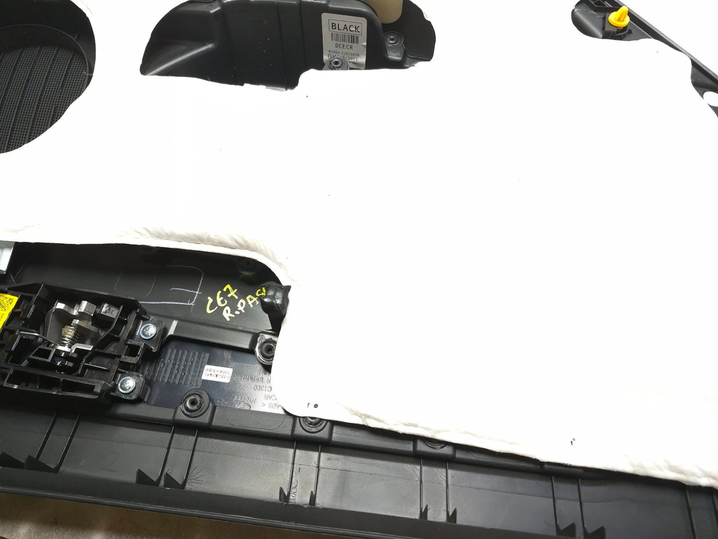 2018 Hyundai Sonata Sport Rear Right Door Trim Panel OEM