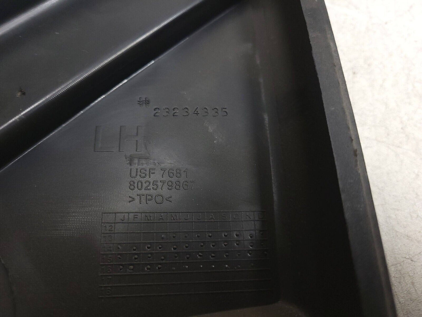 2014 - 2019 Silverado 1500 Molding Door Window OEM