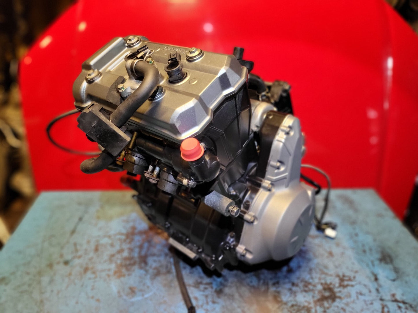2017 Kawasaki Z650 Er650h Engine Motor 7,789 Miles ✅ Has Damage. See Photos