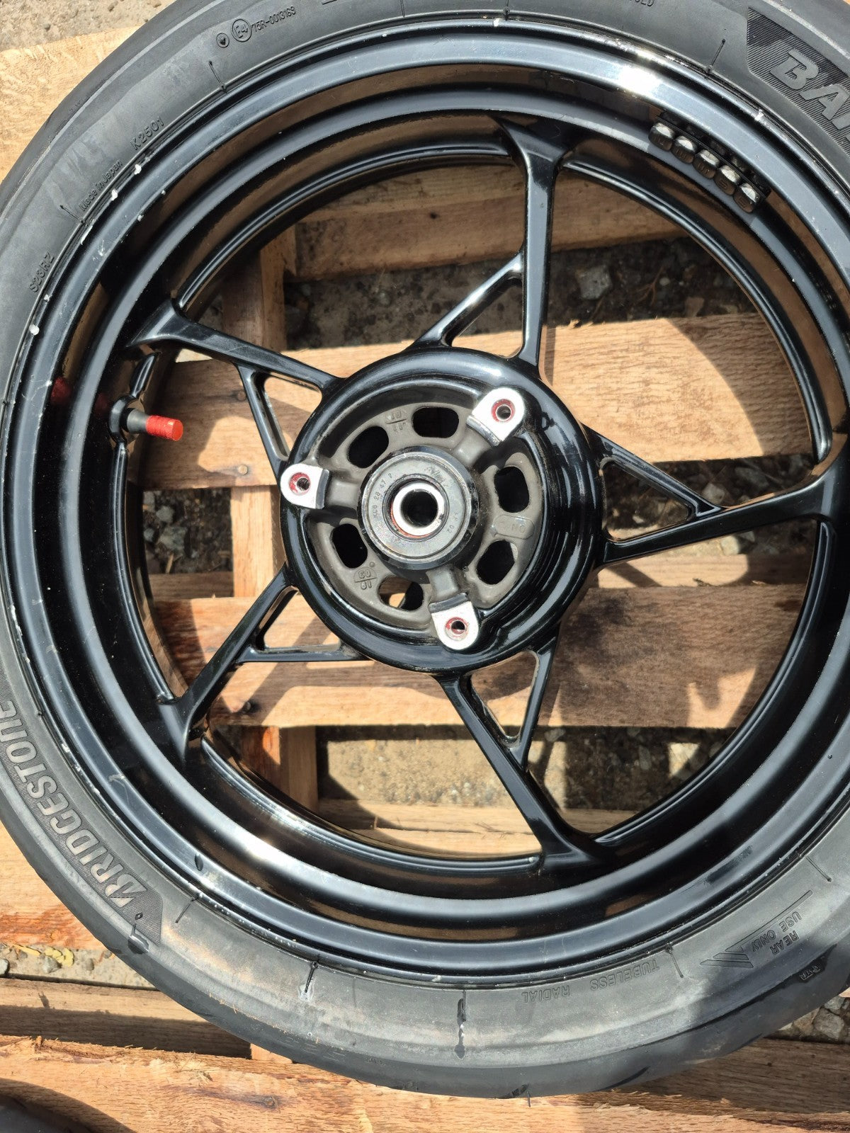 2019 Kawasaki Z400 Er400d Wheel Rim & Tire Front & Rear *straight* OEM