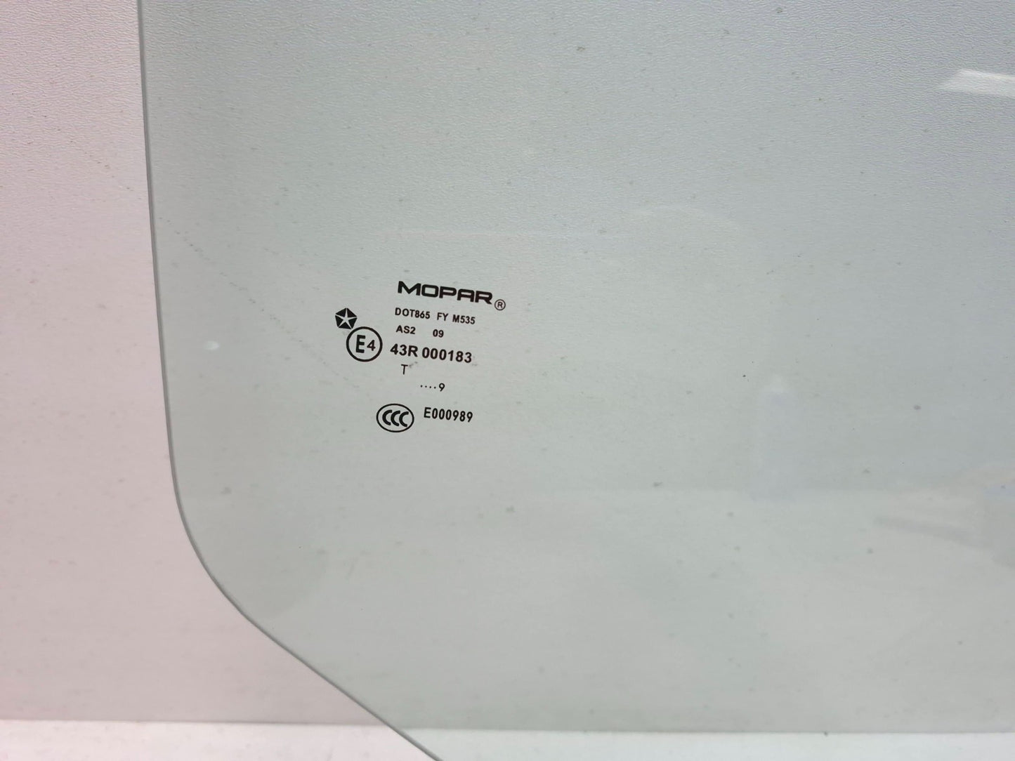 2010 Dodge Caliber Sxt Door Window Glass Rear Right Passenger Side OEM