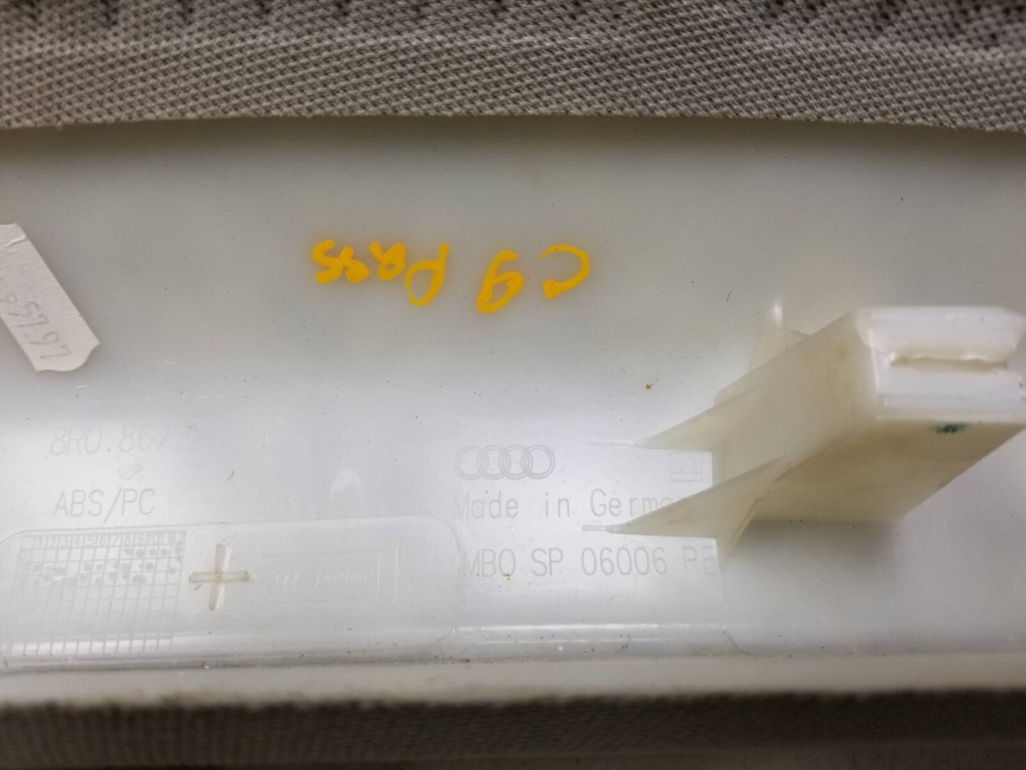 2009 - 2017 Audi Q5 A B C Pillar Trim Passenger Side Right OEM