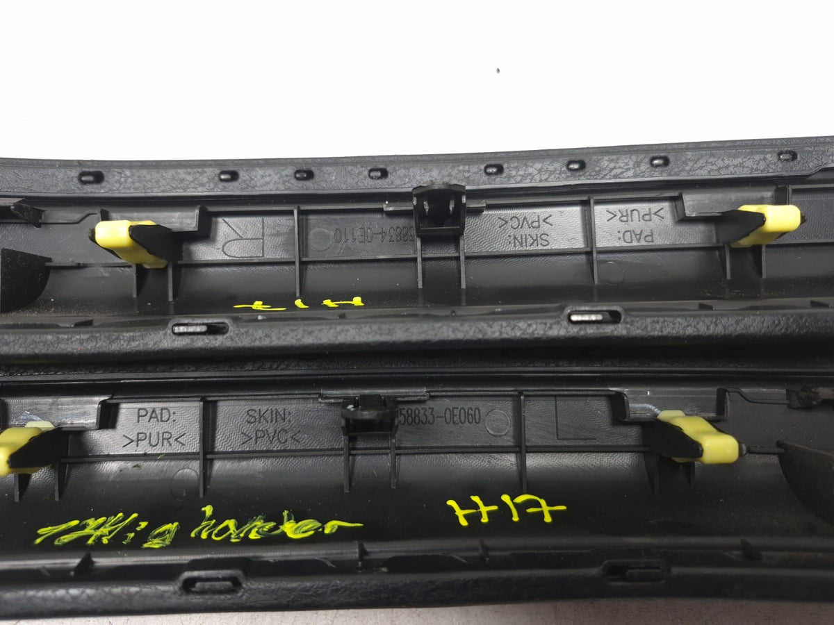 2017 Toyota Highlander Center Console Upper Trim Cover Panel Left & Right OEM