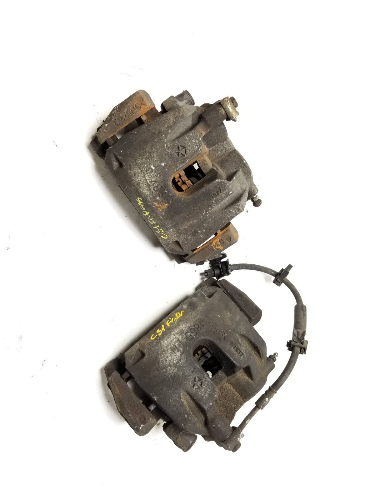 2012 Jeep Grand Cherokee Brake Caliper Front Left & Right Pair OEM